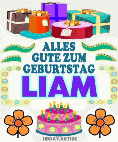 Alles gute zum Geburtstag Liam