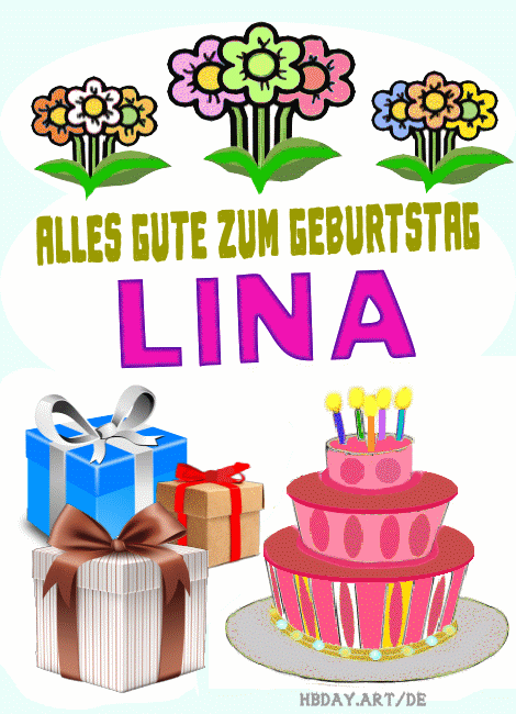Alles gute zum geburtstag Lina