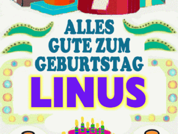 Alles gute zum geburtstag Linus