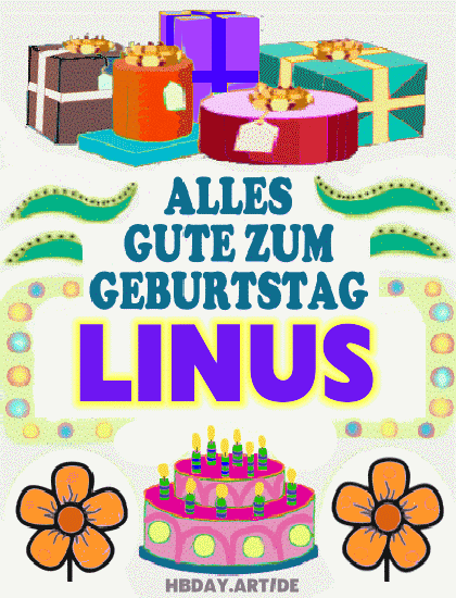Alles gute zum geburtstag Linus