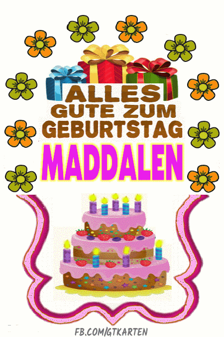 Alles gute zum geburtstag Maddalen
