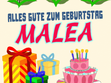 Alles gute zum geburtstag Malea