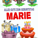 Alles gute zum geburtstag Marie