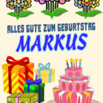 Alles gute zum geburtstag Markus