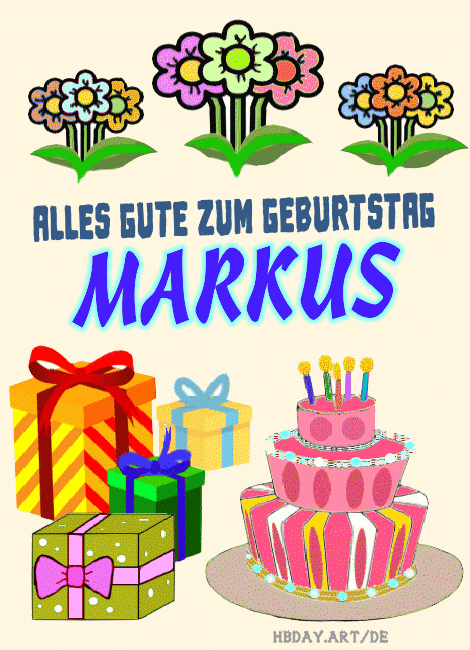 Alles gute zum geburtstag Markus