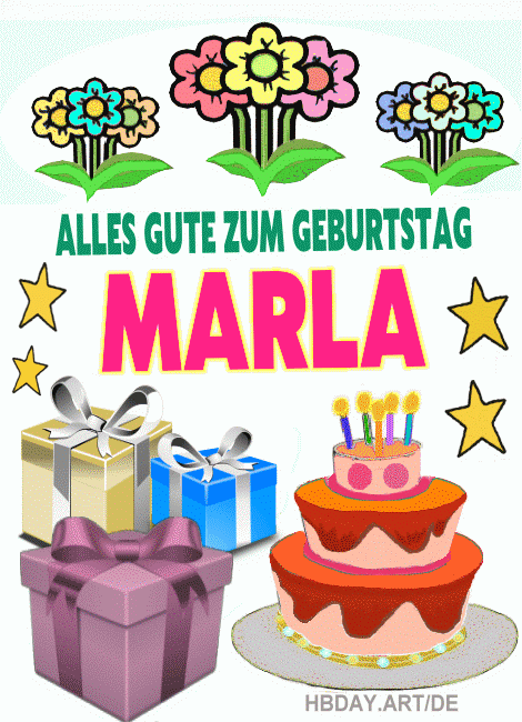 Alles gute zum geburtstag Marla