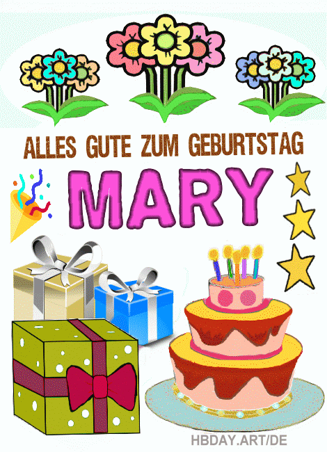 Alles gute zum geburtstag Mary
