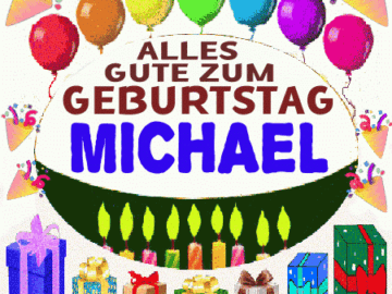 Alles Gute zum Geburtstag Michael