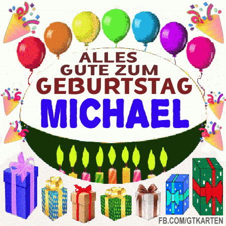 Alles Gute zum Geburtstag Michael