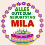 Alles gute zum geburtstag Mila