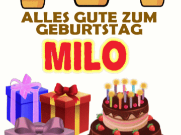 Alles gute zum geburtstag Milo