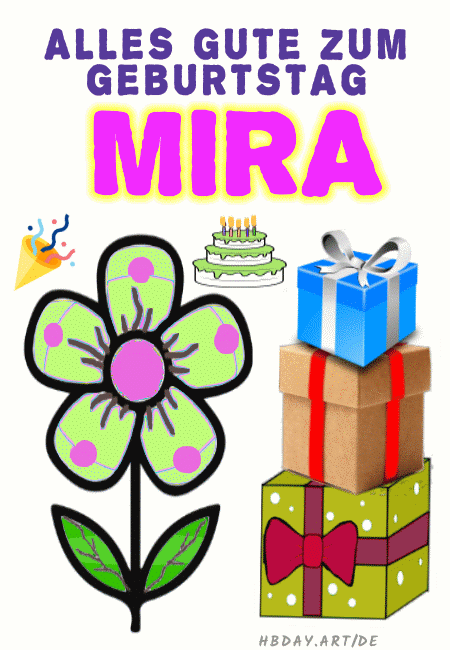Alles gute zum geburtstag Mira
