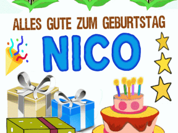 Alles gute zum geburtstag Nico