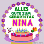 Alles gute zum geburtstag Nina
