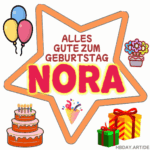 Alles gute zum geburtstag Nora
