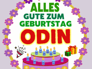 Alles gute zum geburtstag Odin