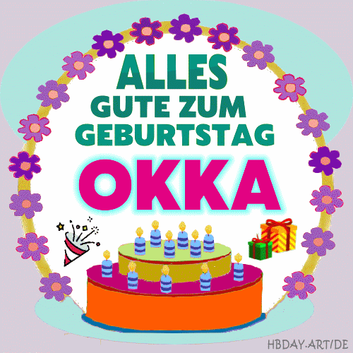 Alles gute zum geburtstag Okka
