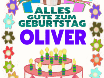 Alles gute zum geburtstag Oliver