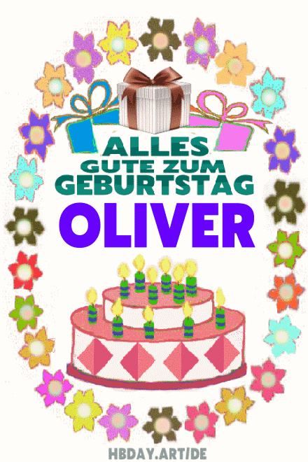 Alles gute zum geburtstag Oliver