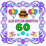 Alles Gute Zum Geburtstag 60