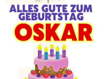 Alles gute zum geburtstag Oskar