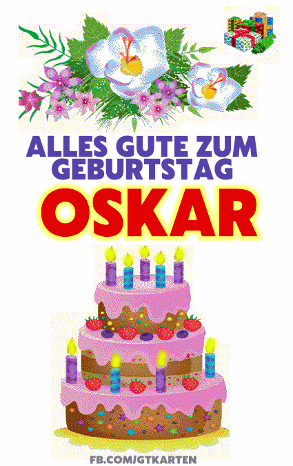 Alles gute zum geburtstag Oskar