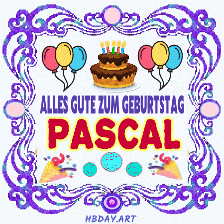 Alles gute zum geburtstag Pascal