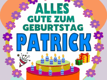Alles gute zum geburtstag Patrick