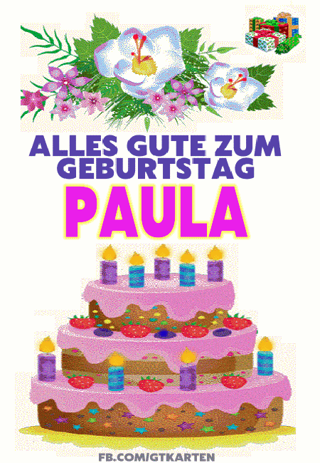 Alles gute zum geburtstag Paula
