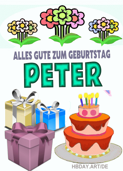 Alles gute zum geburtstag Peter