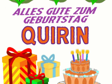 Alles Gute Zum Geburtstag Quirin