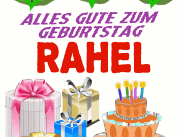 Alles gute zum geburtstag Rahel