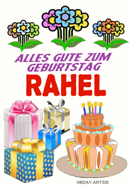 Alles gute zum geburtstag Rahel