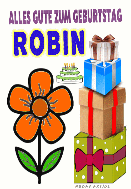 Alles Gute Zum Geburtstag Robin Gif