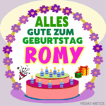 Alles gute zum geburtstag Romy