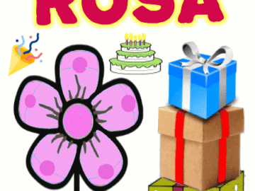 Alles gute zum Geburtstag Rosa