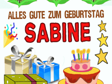 Alles gute zum geburtstag Sabine