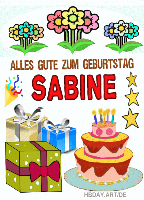 Alles gute zum geburtstag Sabine