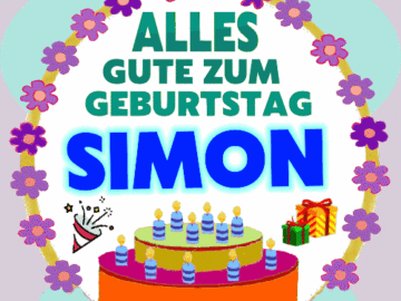 Alles gute zum geburtstag Simon