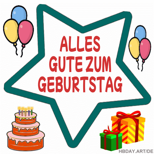 Interessante Geburtstagsgruß-Gifs