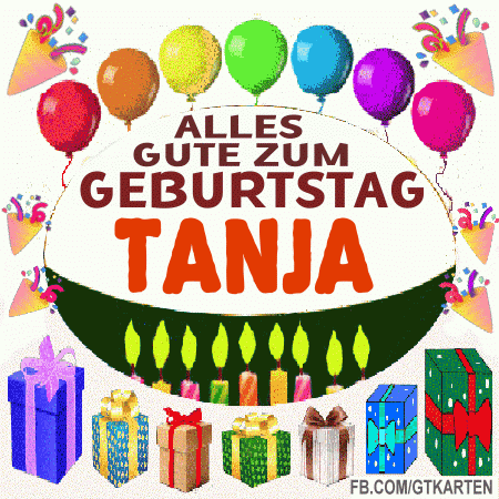 Alles Gute Zum Geburtstag Tanja