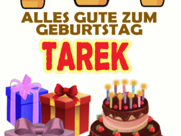 Alles gute zum geburtstag Tarek