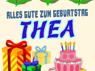 Alles gute zum geburtstag Thea