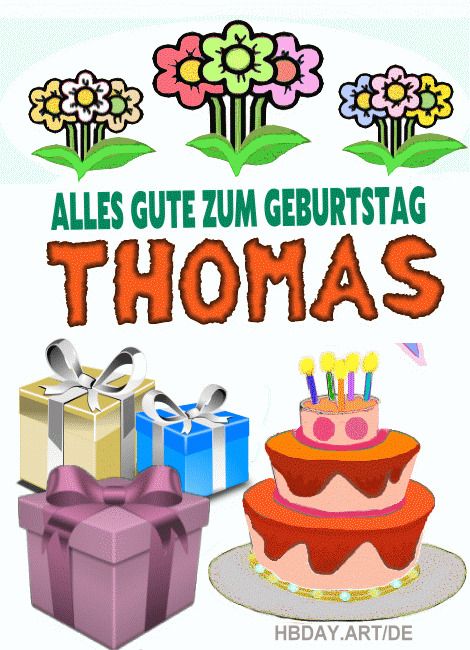 Alles gute zum geburtstag Thomas