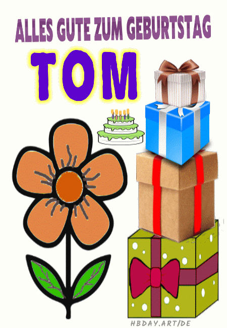 Alles gute zum geburtstag Tom