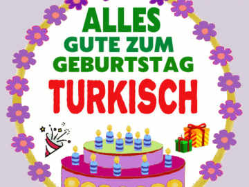 Alles gute zum geburtstag Türkisch
