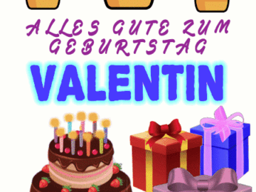 Alles gute zum geburtstag Valentin