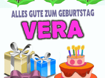 Alles gute zum geburtstag Vera