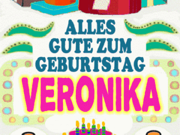 Alles gute zum Geburtstag Veronika