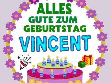 Alles Gute Zum Geburtstag Vincent